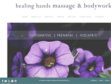 Tablet Screenshot of greensboro-massage.com